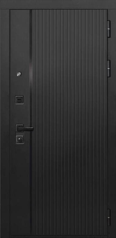 Дверь ДвериПРО L-45 ФЛ-677 (10мм, белый матовый) DPRO195441