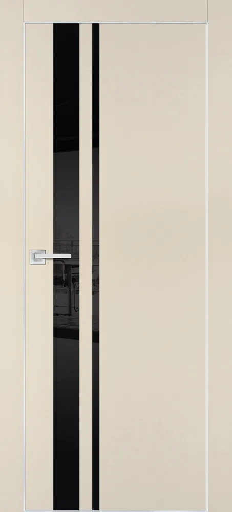 Межкомнатная дверь PX-16  AL кромка с 4-х ст. Бежевый матовый